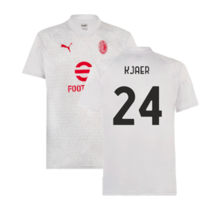 2023-2024 AC Milan Training Jersey (Grey) (Kjaer 24)