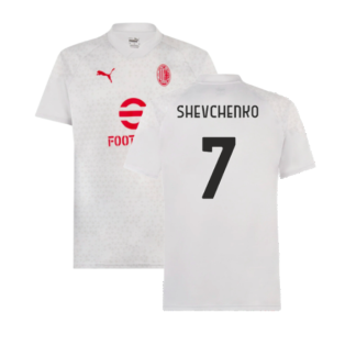 2023-2024 AC Milan Training Jersey (Grey) (Shevchenko 7)