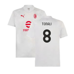 2023-2024 AC Milan Training Jersey (Grey) (Tonali 8)