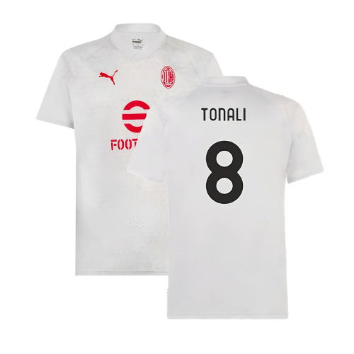 2023-2024 AC Milan Training Jersey (Grey) (Tonali 8)