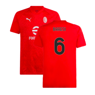 2023-2024 AC Milan Training Jersey (Red) (Baresi 6)