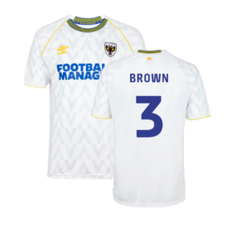 2023-2024 AFC Wimbledon Away Shirt (Brown 3)