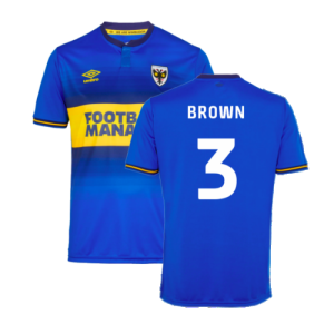 2023-2024 AFC Wimbledon Home Shirt (Brown 3)
