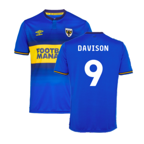 2023-2024 AFC Wimbledon Home Shirt (Davison 9)
