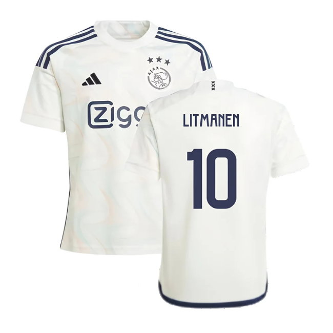 2023-2024 Ajax Away Shirt (Kids) (LITMANEN 10)
