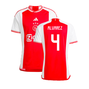 2023-2024 Ajax Home Shirt (ALVAREZ 4)