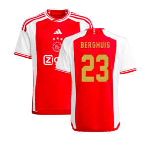 2023-2024 Ajax Home Shirt (Kids) (BERGHUIS 23)