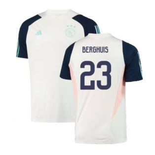 2023-2024 Ajax Training Jersey (White) (BERGHUIS 23)
