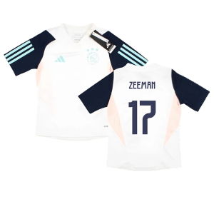 2023-2024 Ajax Training Jersey (White) - Kids (ZEEMAN 17)