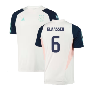 2023-2024 Ajax Training Jersey (White) (KLAASSEN 6)