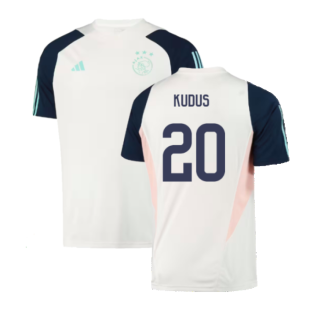 2023-2024 Ajax Training Jersey (White) (KUDUS 20)