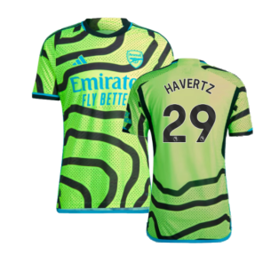 2023-2024 Arsenal Authentic Away Shirt (Havertz 29)