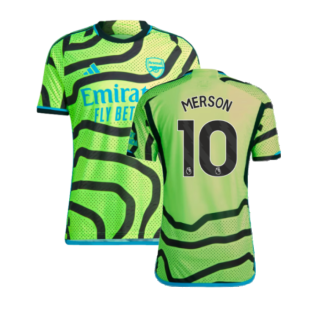 2023-2024 Arsenal Authentic Away Shirt (Merson 10)