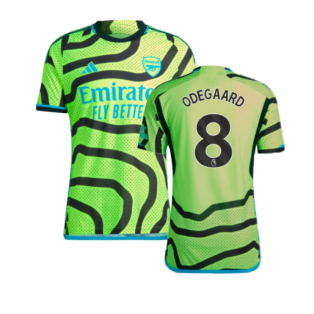 2023-2024 Arsenal Authentic Away Shirt (Odegaard 8)