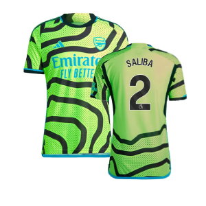2023-2024 Arsenal Authentic Away Shirt (Saliba 2)