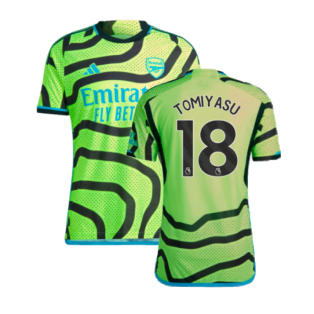 2023-2024 Arsenal Authentic Away Shirt (Tomiyasu 18)