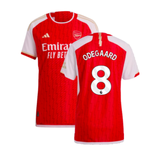 2023-2024 Arsenal Authentic Home Shirt (Odegaard 8)