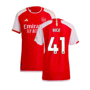 2023-2024 Arsenal Authentic Home Shirt (Rice 41)