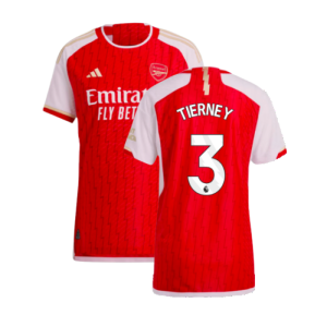2023-2024 Arsenal Authentic Home Shirt (Tierney 3)