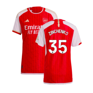 2023-2024 Arsenal Authentic Home Shirt (Zinchenko 35)