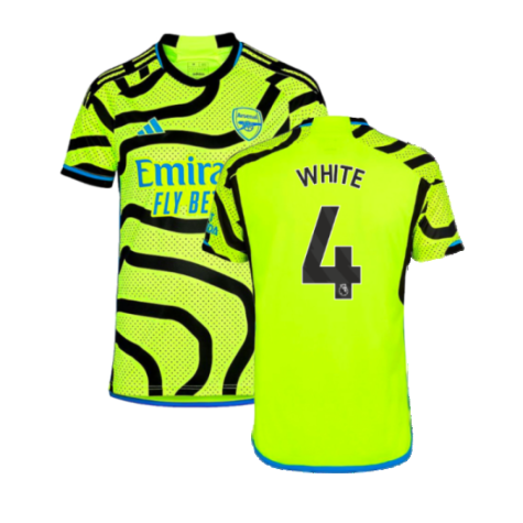 2023-2024 Arsenal Away Shirt (Kids) (White 4)