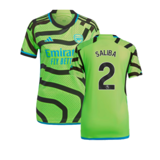 2023-2024 Arsenal Away Shirt (Ladies) (Saliba 2)