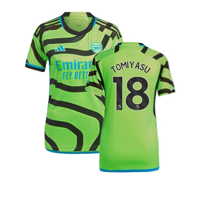 2023-2024 Arsenal Away Shirt (Ladies) (Tomiyasu 18)