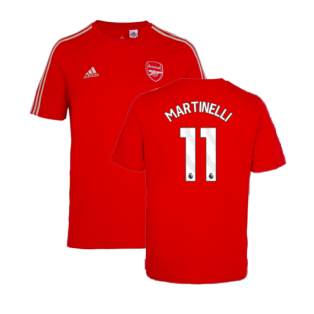 2023-2024 Arsenal DNA Tee (Red) (Martinelli 11)