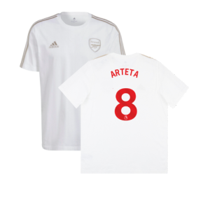 2023-2024 Arsenal DNA Tee (White) (Arteta 8)