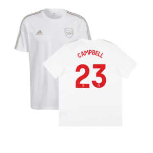 2023-2024 Arsenal DNA Tee (White) (Campbell 23)