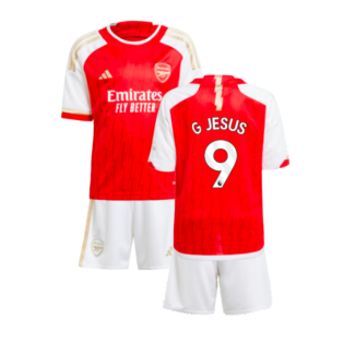 2023-2024 Arsenal Home Mini Kit (G Jesus 9)