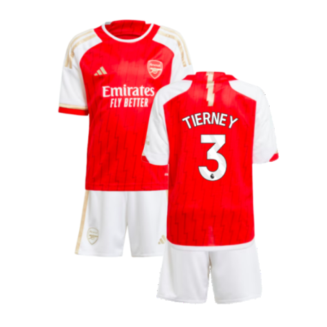 2023-2024 Arsenal Home Mini Kit (Tierney 3)