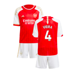 2023-2024 Arsenal Home Mini Kit (Vieira 4)