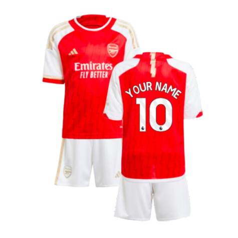 2023-2024 Arsenal Home Mini Kit (Your Name)