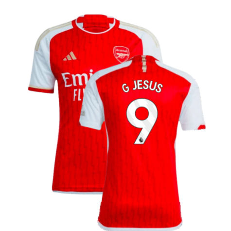 2023-2024 Arsenal Home Shirt (G Jesus 9)