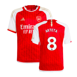 2023-2024 Arsenal Home Shirt (Kids) (Arteta 8)