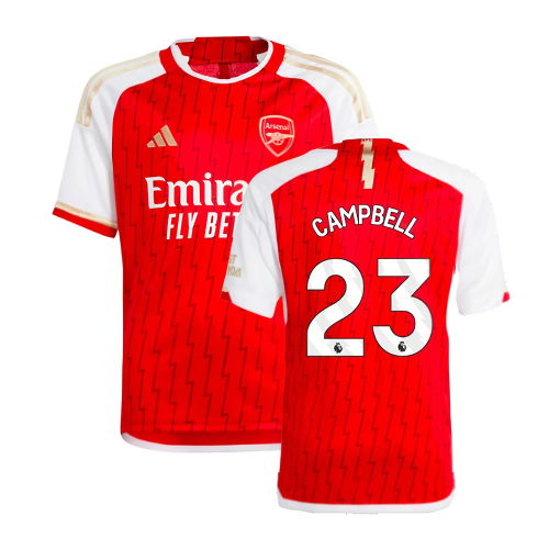 2023-2024 Arsenal Home Shirt (Kids) (Campbell 23)