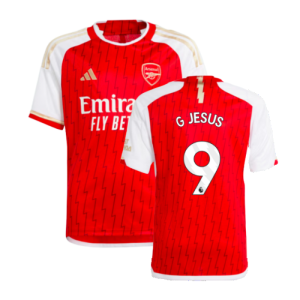 2023-2024 Arsenal Home Shirt (Kids) (G Jesus 9)