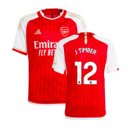 2023-2024 Arsenal Home Shirt (Kids) (J Timber 12)