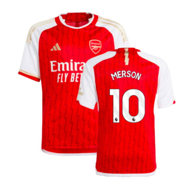 2023-2024 Arsenal Home Shirt (Kids) (Merson 10)