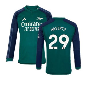2023-2024 Arsenal Long Sleeve Third Shirt (Havertz 29)