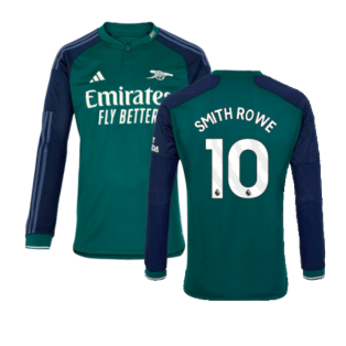 2023-2024 Arsenal Long Sleeve Third Shirt (Smith Rowe 10)