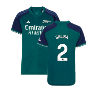 2023-2024 Arsenal Third Shirt (Ladies) (Saliba 2)