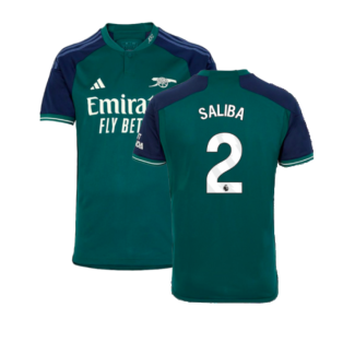 2023-2024 Arsenal Third Shirt (Saliba 2)