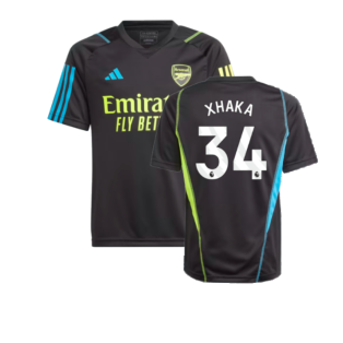 2023-2024 Arsenal Training Jersey (Black) - Kids (Xhaka 34)