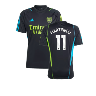2023-2024 Arsenal Training Jersey (Black) (Martinelli 11)