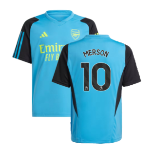 2023-2024 Arsenal Training Jersey (Pulse Blue) - Kids (Merson 10)