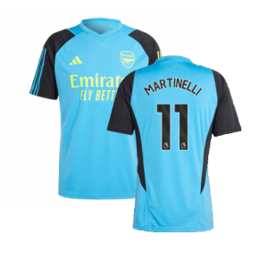 2023-2024 Arsenal Training Jersey (Pulse Blue) - Ladies (Martinelli 11)