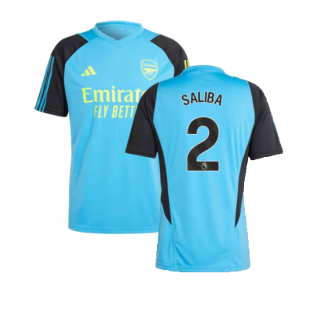 2023-2024 Arsenal Training Jersey (Pulse Blue) - Ladies (Saliba 2)