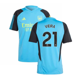 2023-2024 Arsenal Training Jersey (Pulse Blue) (Vieira 21)